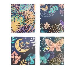 48 pieces Midnight Garden Portfolios, 4 Assorted Designs - Folders and Report Covers