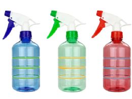 24 pieces Bh Plastic Spray Bottle 430ml Asst Color - Spray Bottles