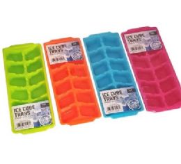 24 pieces Bh Ice Cube Mold 3pk Asst Plastic - Freezer Items