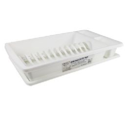12 Wholesale Bh Pl Dish Rack W-Tray 18.81x10.51x3.3 Inches