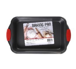24 pieces Bh Metal Baking Pan Silicone Hdle 14x9x2 - Baking Supplies
