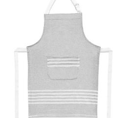 30 pieces Cotton Apron W Pocket Gray 21x30in - Kitchen Aprons
