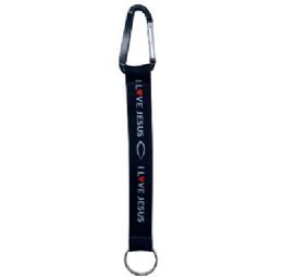 480 pieces Bh Carabiner Kc I Love Jesus 8.66i - Key Chains