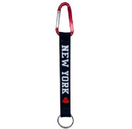 480 pieces Bh Carabiner Kc I Love Ny 8.66in - Key Chains