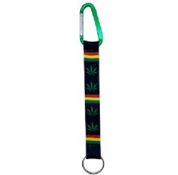 480 pieces Bh Carabiner Kc Cannabis Bk 8.2in - Key Chains