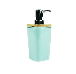 24 pieces Bh Soap Dispenser 3x3x7in Aqua - Soap Dishes & Soap Dispensers