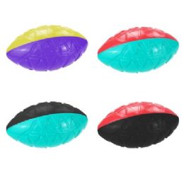 144 pieces Bp Tpr Football Toy Asst Colors 4.7x2.7i - Balls