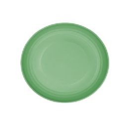 96 pieces Nh Wheat Straw Plate 8.85in Light Green - Plastic Bowls and Plates