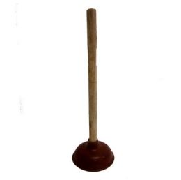 24 pieces Wooden Plunger 5.70 in - Plumbing Supplies