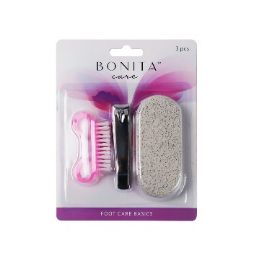 144 pieces Bc Foot Care Basics 3pc - Manicure and Pedicure Items