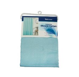 24 pieces Bh S-Curtain W-Hooks 70x72in Bl Polyster - Shower Curtain