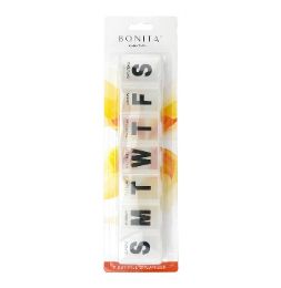 48 Wholesale Bh 7 Day Pillbox 9.4x1.8x1.1 in