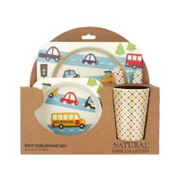 12 pieces Nhc Kids Tableware Set 5pc Vroom Eco - Baby Utensils