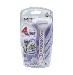 24 pieces Pacific Disposable Blade 4ct Razor Women - Shaving Razors