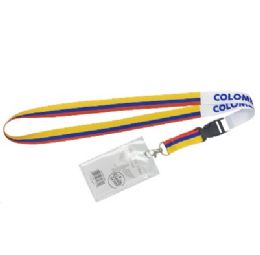 480 pieces Bh Lanyard Badge Hldr Colombia 22in - ID Holders