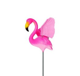 24 pieces Bh Winged Flamingo Garden Stake 6in - Garden Decor