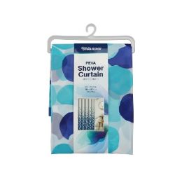 24 pieces Bh S-Curtain W-Hooks 71in Monet Peva - Shower Curtain