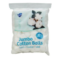 24 pieces Royal Super Jumbo Cotton Balls 200ct - Cotton Balls & Swabs