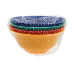 24 pieces Bh Plastic Bowl 4pc Asst Colors - Kitchen Bowls