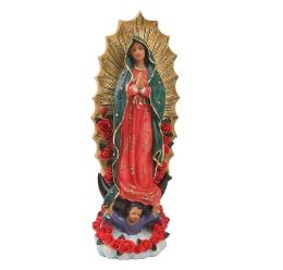 12 pieces Bh Guadalupe Figurine Poly 12in - Religious Decor