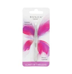 144 pieces Bc Slant Tip Tweezers 3.46 in - Scissors and Tweezers