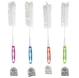24 pieces Bh Plastic Bottle Brush 2 In 4 Colors - Cleaning Products