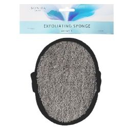 48 pieces Bh Exfoliating Sponge Black 6x4x2in - Loofahs & Scrubbers