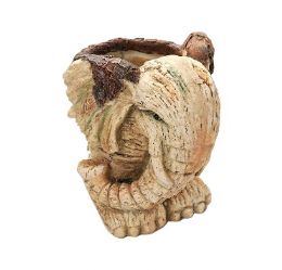 2 pieces Bh Elephant Pot 12x10x12 in - Garden Planters and Pots