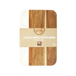12 pieces Acacia & Marble Cutting Board 12x8x.5 Inches - Cutting Boards