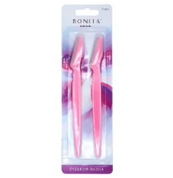 144 pieces Bc Eyebrow Razor 2pc 5.9 in - Assorted Cosmetics