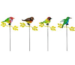 24 pieces Bh Garden Stake Twig Bird Designs 7x2x4 - Garden Decor