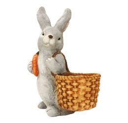 2 pieces Bh Rabbit Pot W Basket 12x8x18 in - Baskets