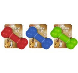 24 pieces Bp Bone Chew Toy Asst 7.8x3.7x2in - Pet Toys