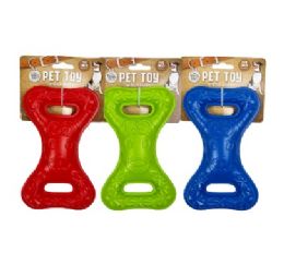 24 pieces Bp Tug & Pull Pet Toy Asst 8x4x1.5in - Pet Toys