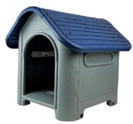 Bp Blue Dog House 29.13x22.44x25.98 in - Pet Toys