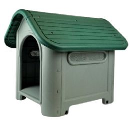 Bp Green Dog House29.13x22.44x25.98 in - Pet Toys