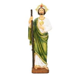 4 pieces Bh St Jude Polyresin Figurine 21 in - Religious Decor