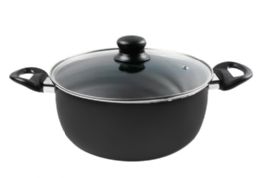 6 pieces Bh Dutch Oven Pot Black 5qt - Pots & Pans