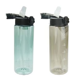 12 pieces Bh Water Bottle W Flip Top Straw 21.98oz - Drinking Water Bottle