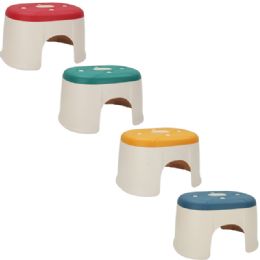 24 pieces Bh Stool Asst Colors 11.2x8.6x7.4 in - Chairs