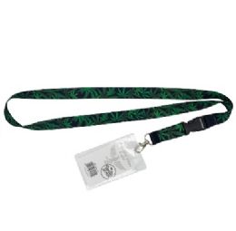 480 pieces Bh Lanyard Badgehldr Cannabis Gr 22in - ID Holders