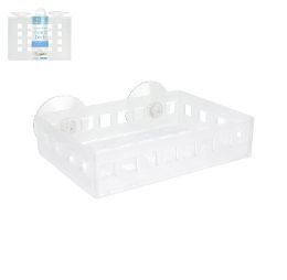 18 pieces Ch Soap DisH-Suct Cup Cl 5.25x3.75x3.25i - Shower Accessories