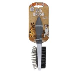 48 pieces Bp Combo Double Sided Dog Brush 9x2.5 in - Pet Toys