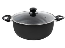 6 pieces Bh Dutch Oven Pot Black 8.5qt - Pots & Pans