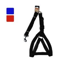 48 pieces Bp Dog Harness & Leash Set Lg 3 Ass - Pet Collars and Leashes
