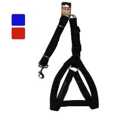48 pieces Bp Dog Harness & Leash Set Xl 3 Asst - Pet Collars and Leashes