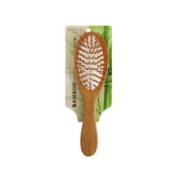24 pieces Bc Bamboo Hair Brush Brown Bristle 8.8x2 - Hair Brushes & Combs