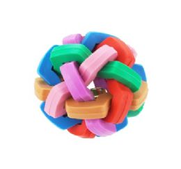 48 pieces Bp Multipet Nobbly Wobbly Ball 2.95in - Pet Toys
