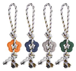 36 pieces Bp Pet Rope Ring Toy Asst Colors 15.7x3. - Pet Toys