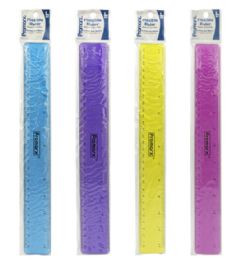 144 pieces 1ct Flexible Ruler 12 inch Polybag - Rulers